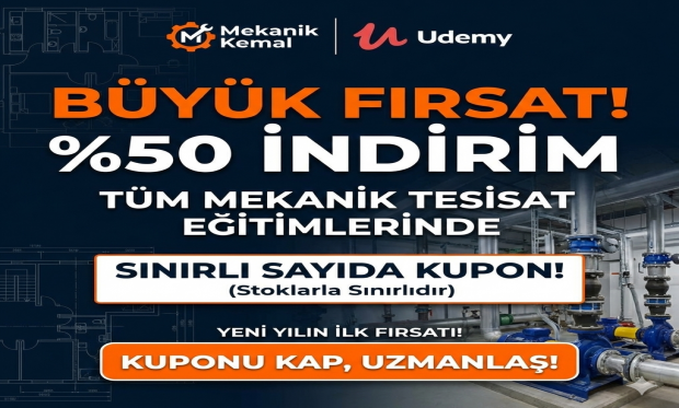 BÜYÜK FIRSAT %50 İNDİRİM