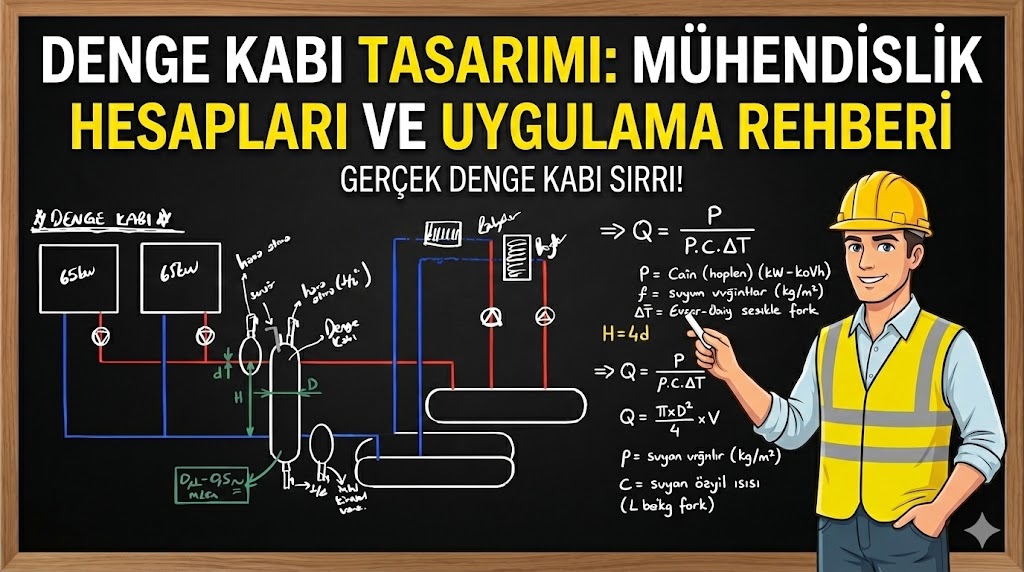  Kazan Yanıyor Ama Petekler Isınmıyor mu? | Denge Kabı Tasarımı: Mühendislik Hesapları